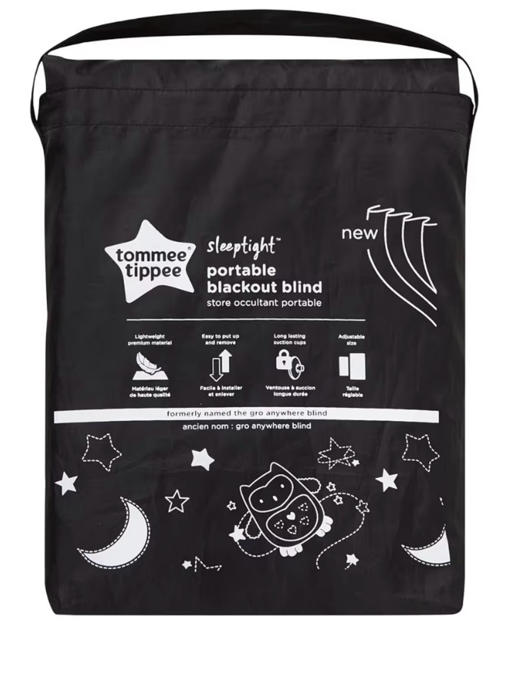 Tommee Tippee Sleeptight Portable Blackout Blind - Black